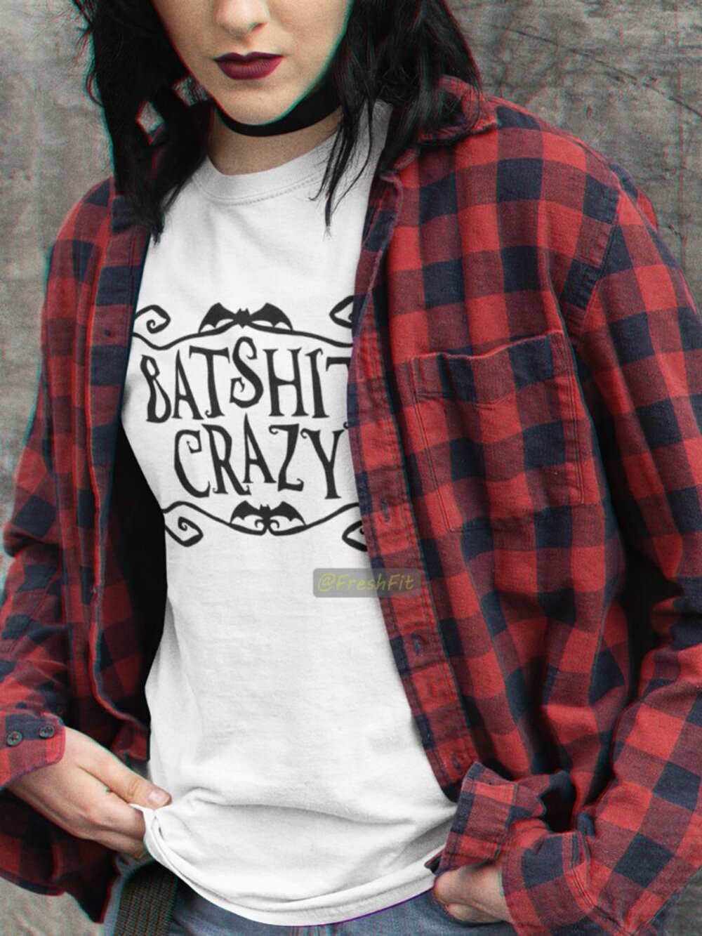 🆕Batshit Crazy White T-Shirt Graphic Tee